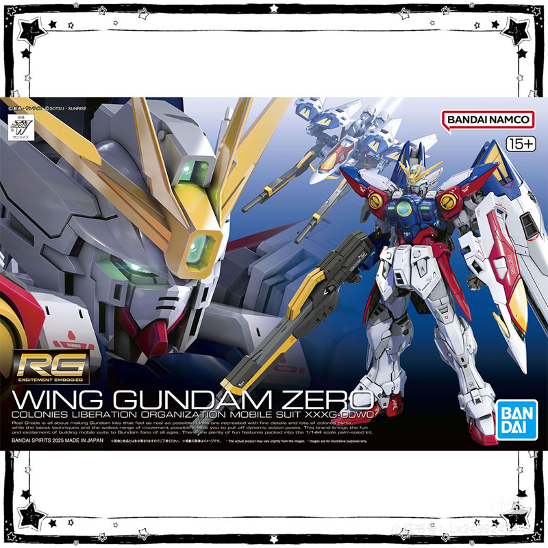 Model Kit Wing Zero - Stokta Bandai Gundam model seti Anime