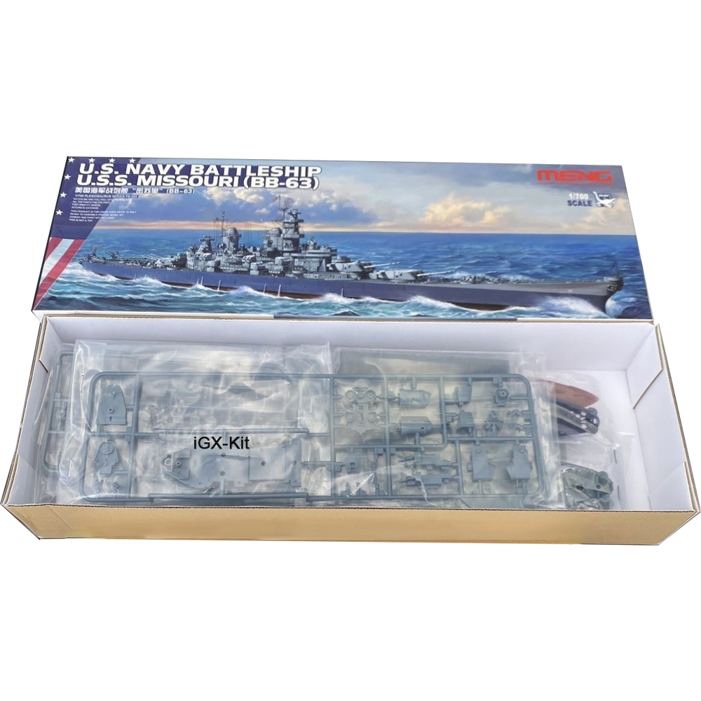 Model Kit Uss Missouri - Meng PS004 1/700 Ölçekli ABD Donanması