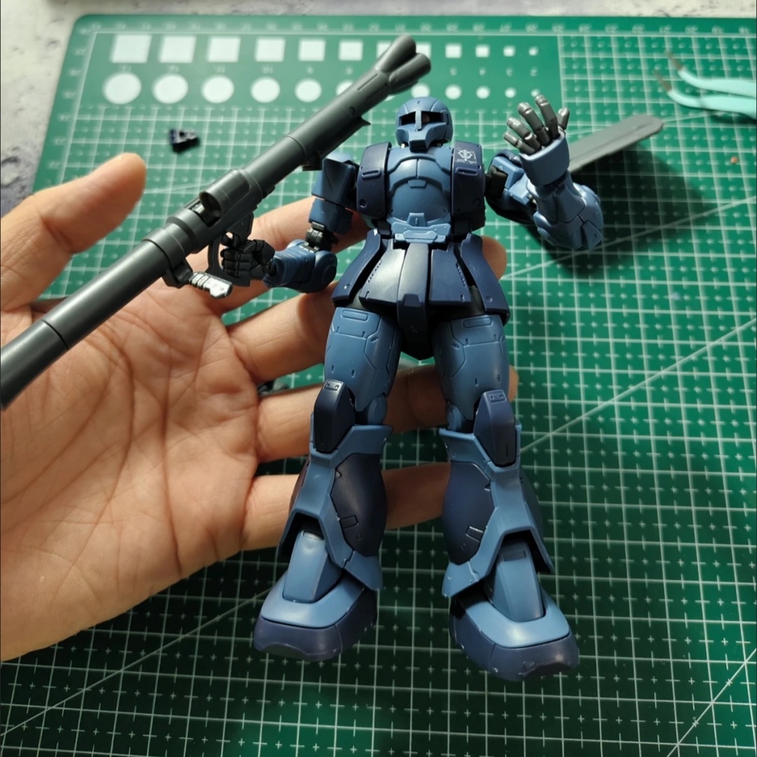 Model Kit Non Gundam - GTO MS-05 HG 1/144 Zaku Siyah