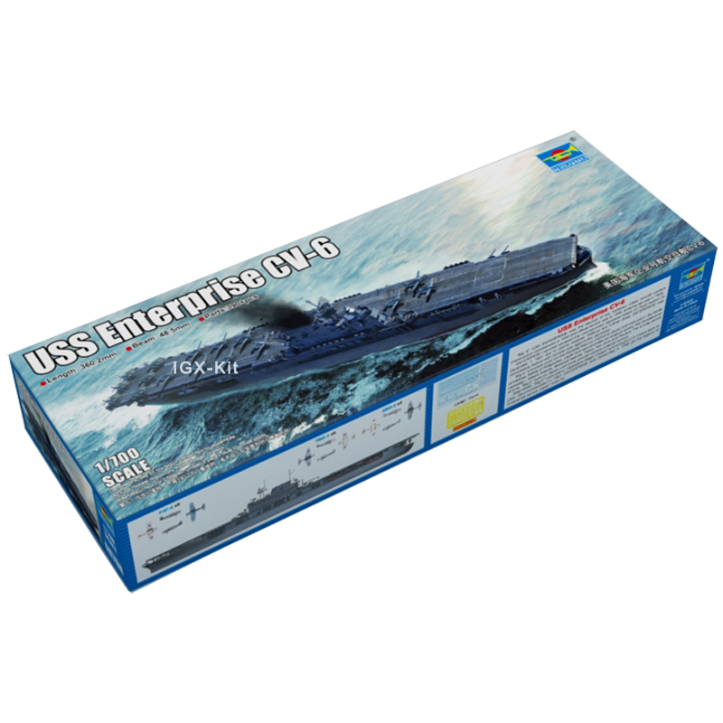 Model Kit Uss Enterprise - Trompetçi 06708 1/700 USS Enterprise CV-6
