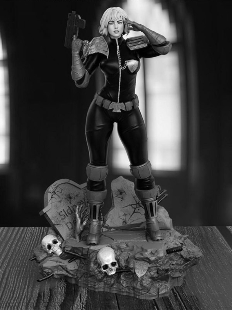 Model Kit Judge - 1/24 Ölçekli Cassandra Anderson Reçine şekilli