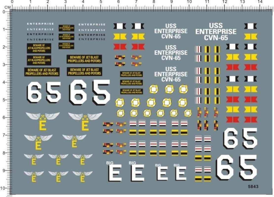 Model Kit Uss Enterprise - 1/350 Ölçekli ABD Donanması USS Enterprise