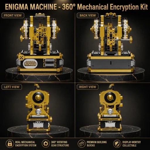 Enigma Makinesi Yapı Taşları S - Model Kit Chemistry incelemesi ve fiyatı