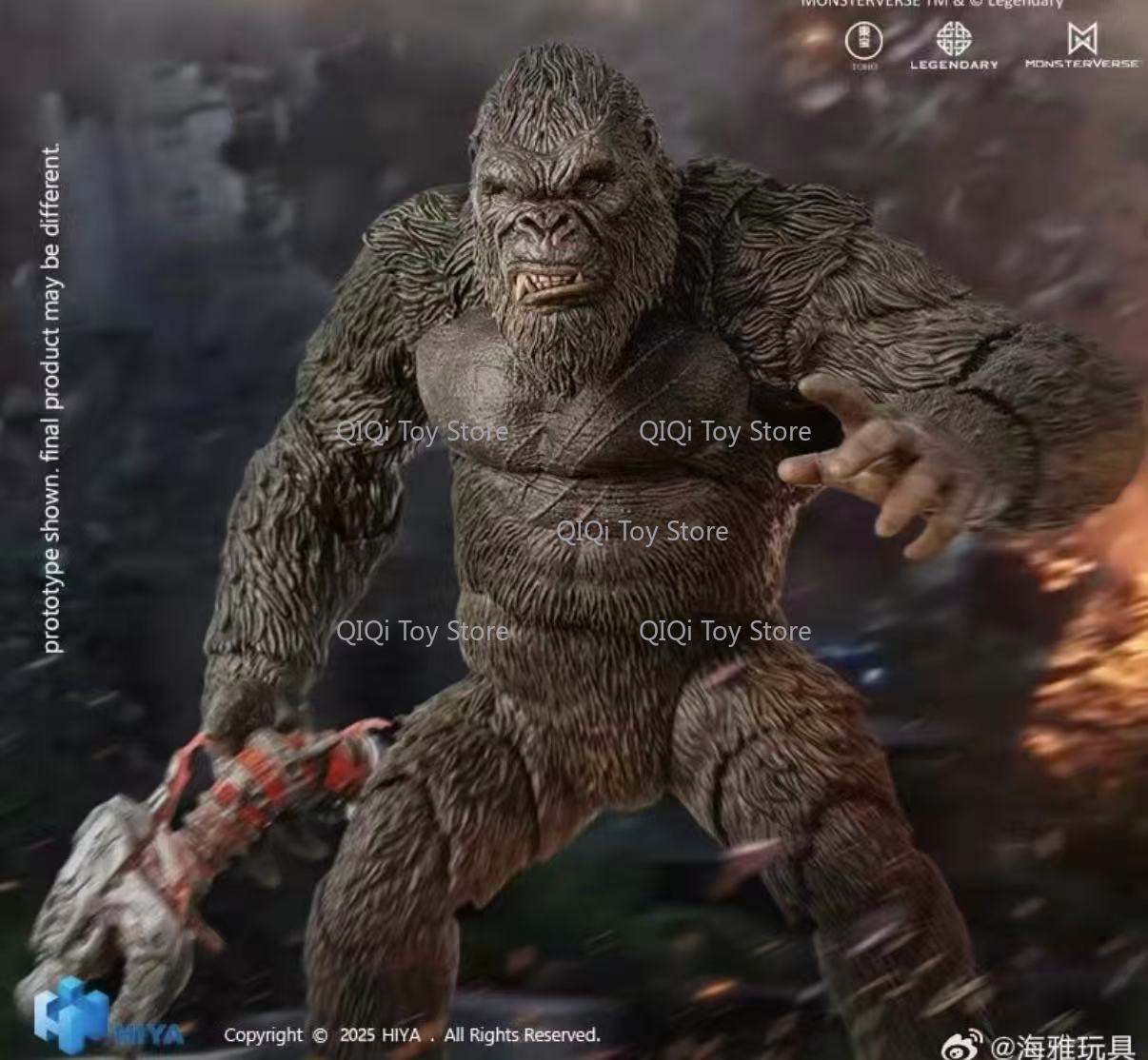 Spot HIYA King Kong 2.0 2021 V - Model Kit Godzilla incelemesi ve fiyatı