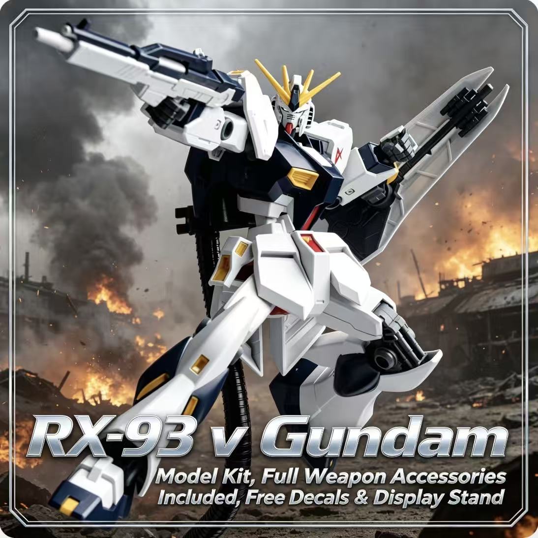 93HG 1/144 ENTRY GRADE RX-93 V - Model Kit Non Gundam incelemesi ve fiyatı